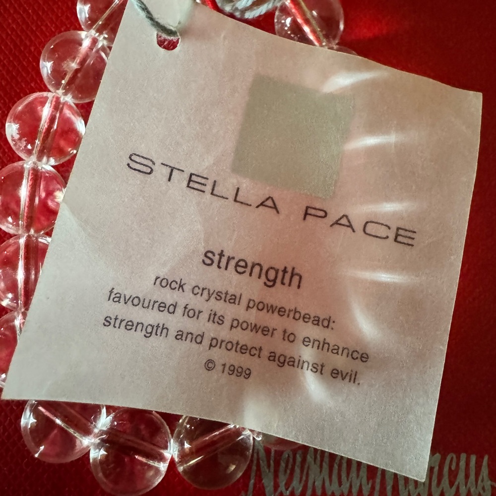 Stella McCartney Clear Glass Bead Bracelet - Picture 4 of 5